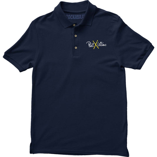 Phil Collins 2004 Tour Polo Shirt Polo Shirt Front