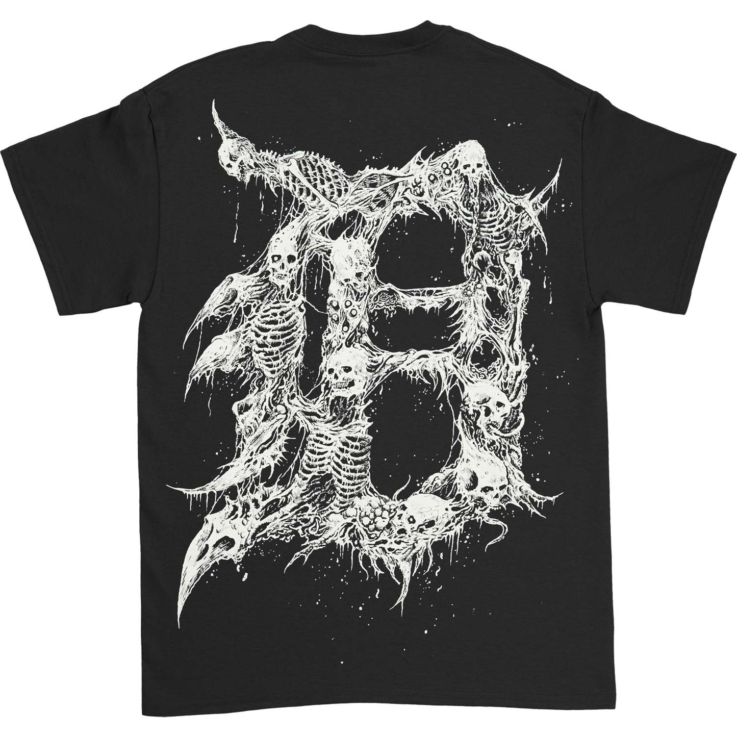 Black Dahlia Murder Detroit Black T-shirt Back