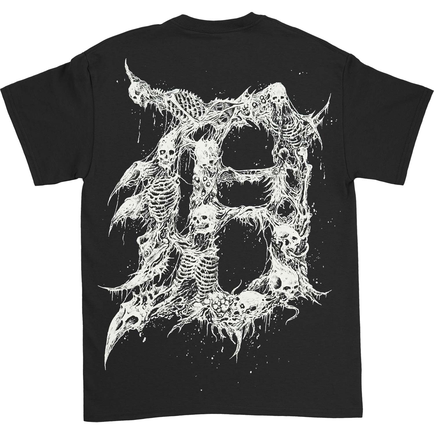 Black Dahlia Murder Detroit Black T-shirt Back