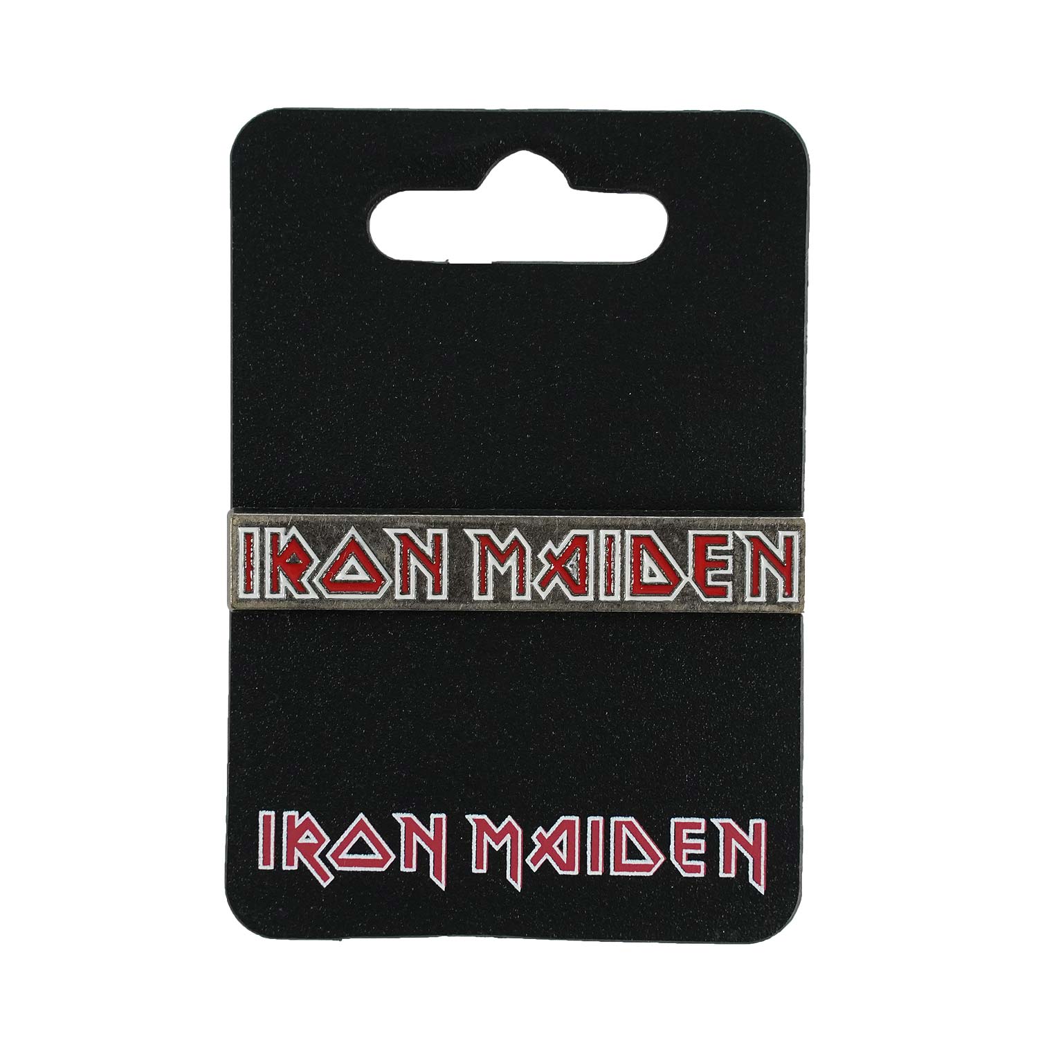 Iron Maiden 2 Color Pin Pewter Pin Badge