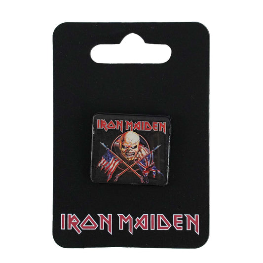 Iron Maiden Zinc Alloy Finish Pewter Pin Badge