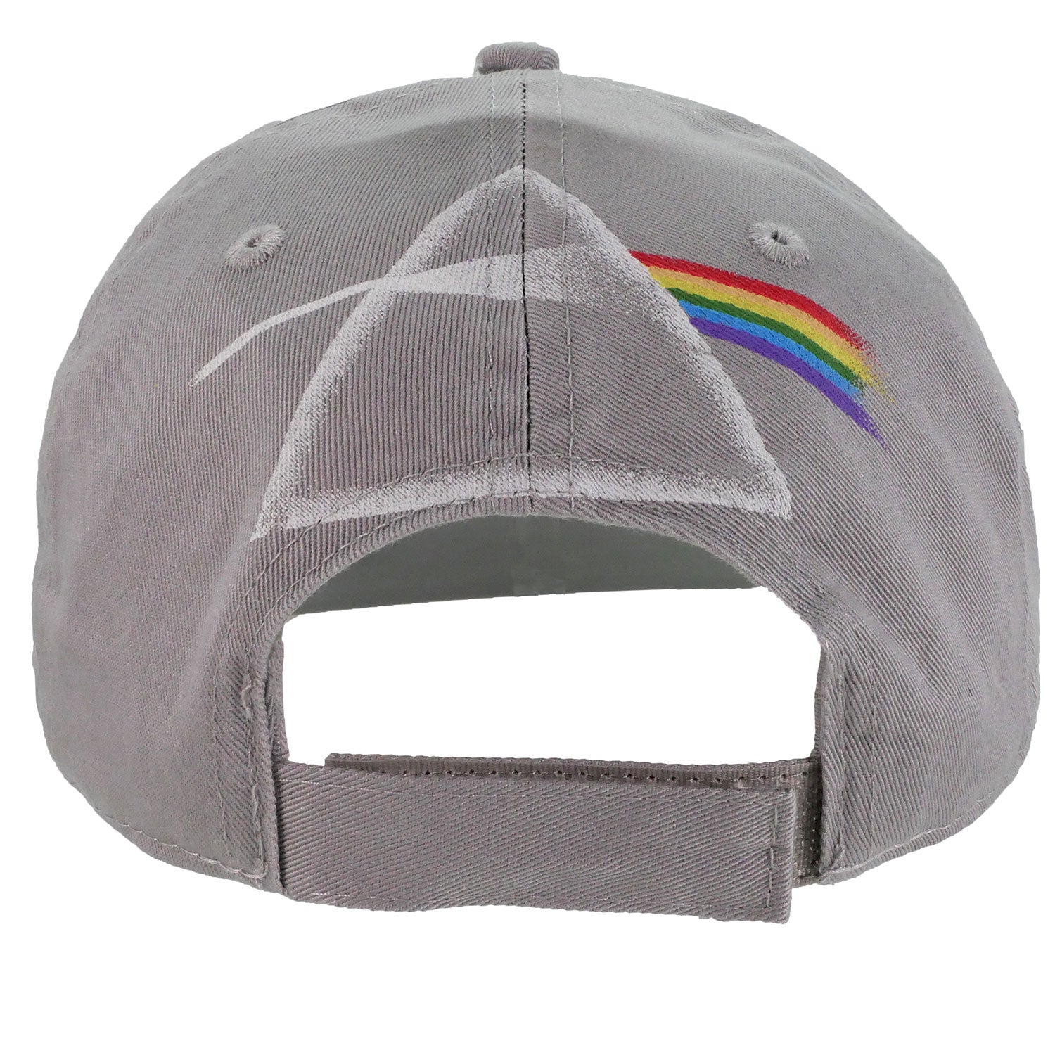 Pink Floyd Dark Side of the Moon Album Distressed (Grey) Baseball Cap Back