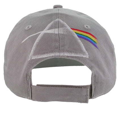 Pink Floyd Dark Side of the Moon Album Distressed (Grey) Baseball Cap Back