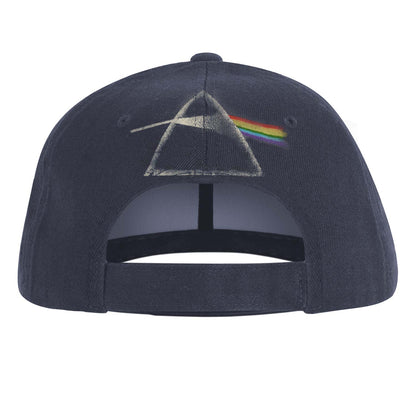 Pink Floyd Dark Side of the Moon Album Distressed (Navy Blue) Baseball Cap Back