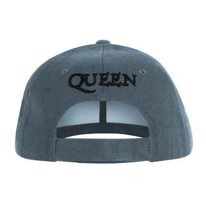 Queen Black Classic Crest Baseball Cap Back