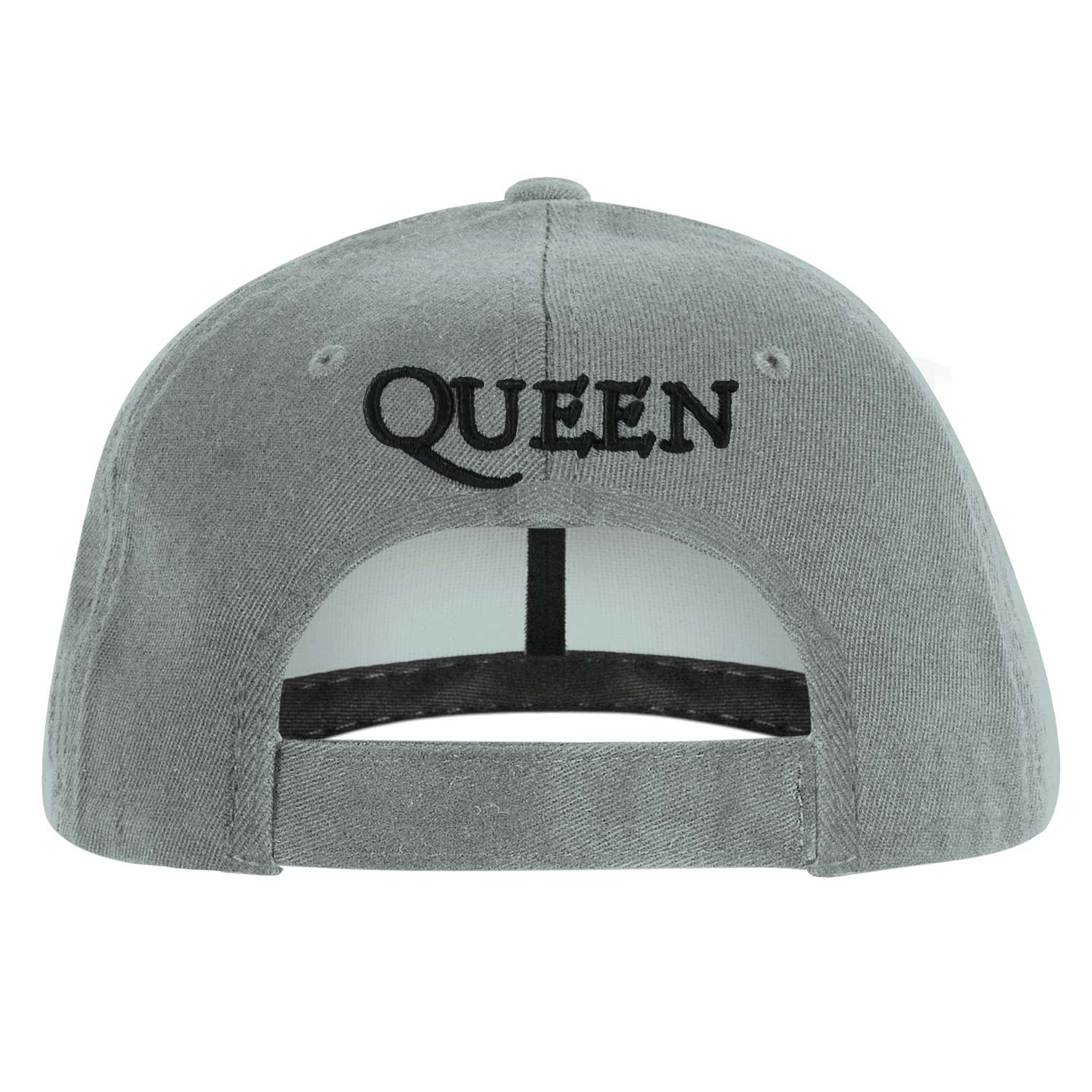 Queen Black Classic Crest Baseball Cap Back