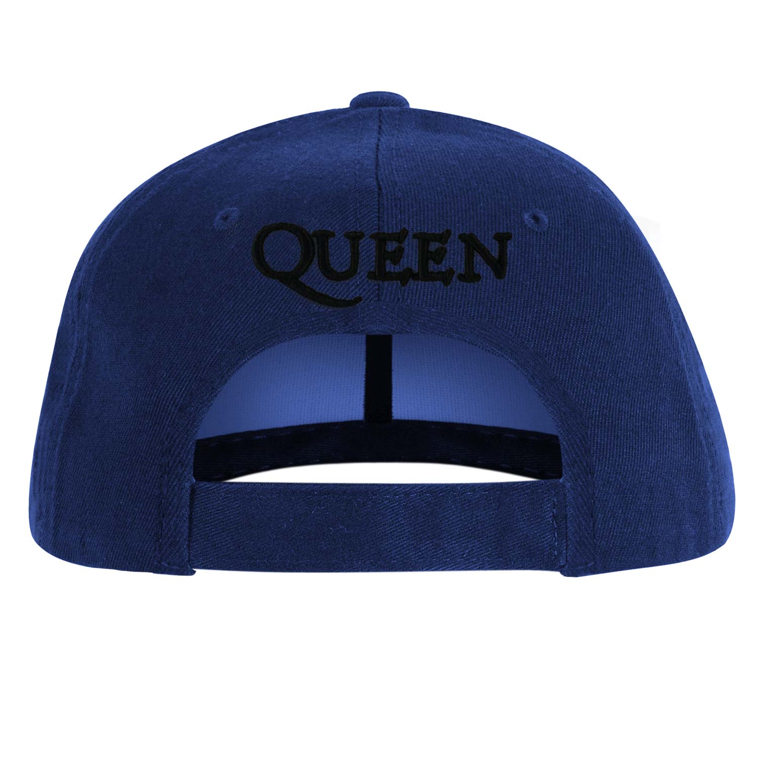 Queen Black Classic Crest Baseball Cap Back
