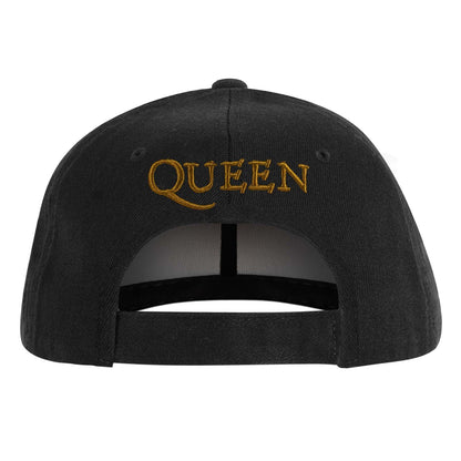 Queen Gold Classic Crest Baseball Cap Back