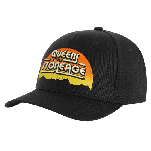 Queens Of The Stone Age Sunrise Logo Baseball Cap Front