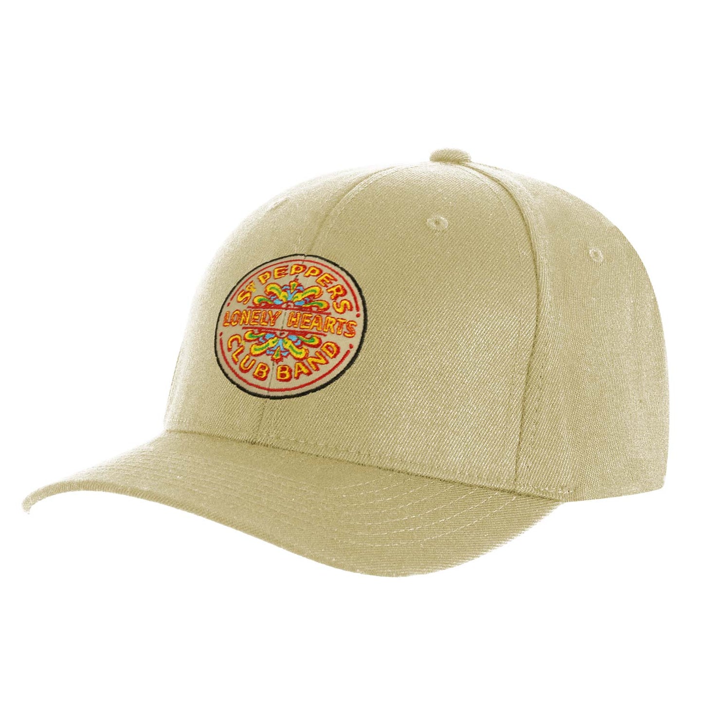 Beatles Sgt Pepper Drum (Sand) Baseball Cap Front