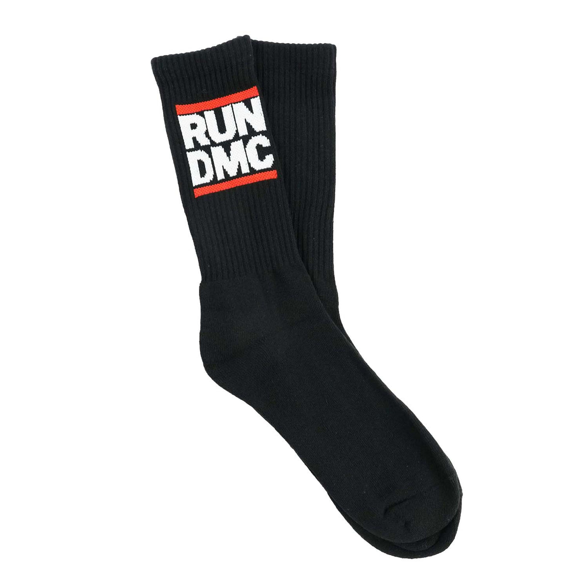 Run DMC Logo Crew Socks Socks Front