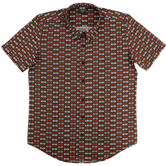 AC/DC Logo Dress Shirt Front