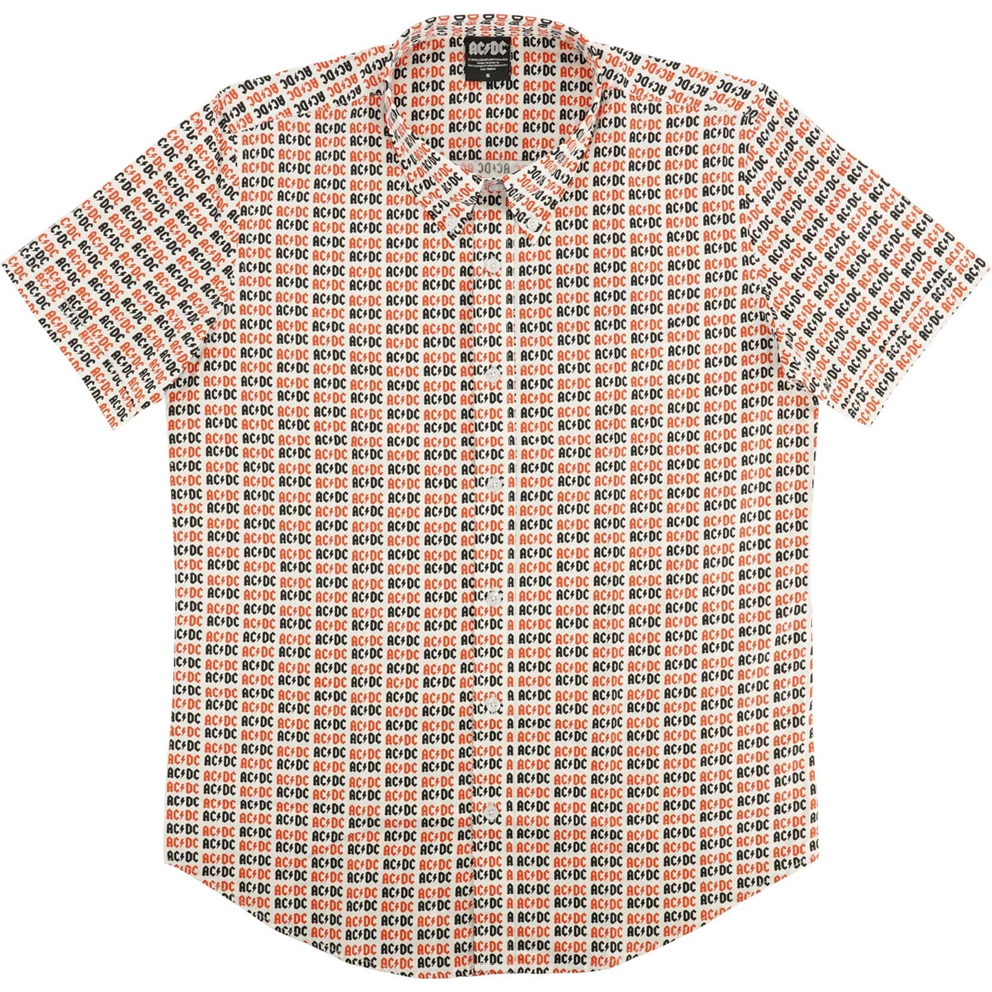 AC/DC Logo Dress Shirt Front