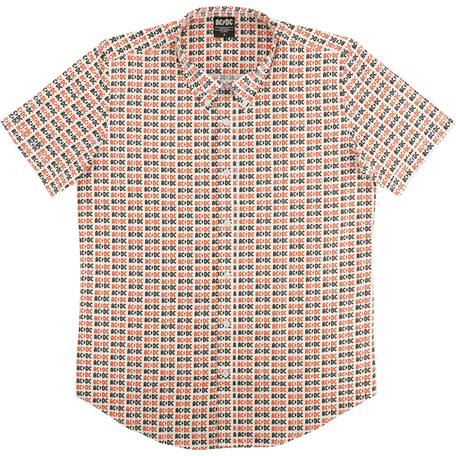 AC/DC Logo Dress Shirt Front