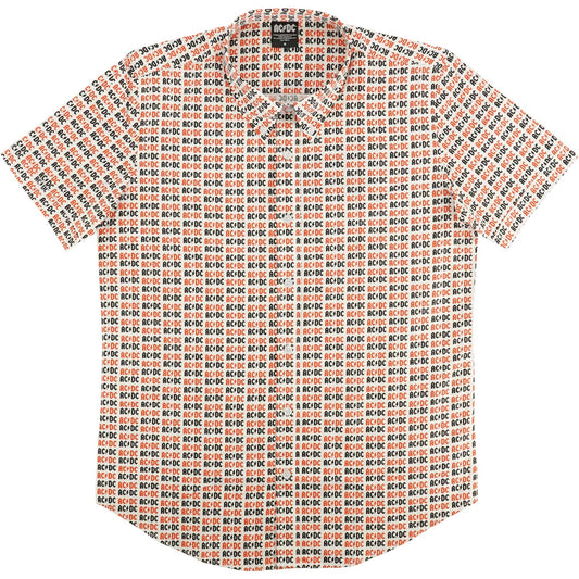 AC/DC Logo Dress Shirt Front