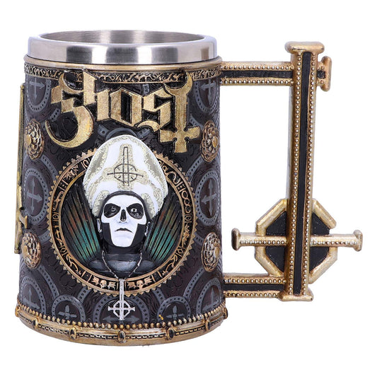 Ghost Gold Meliora Tankard Stein Front