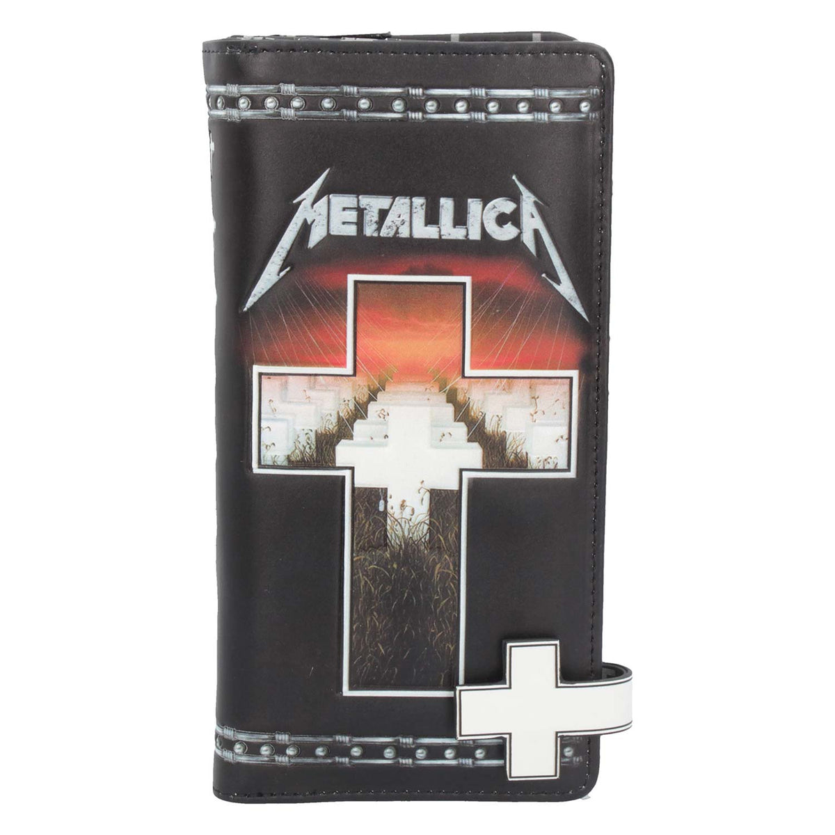 Metallica Master of Puppets Embossed Purse Girls Handbag Front