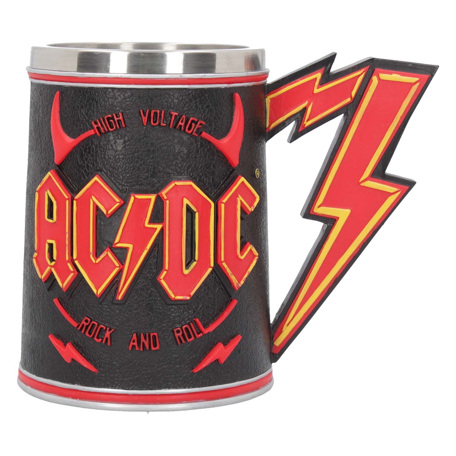 AC/DC Tankard Stein Front