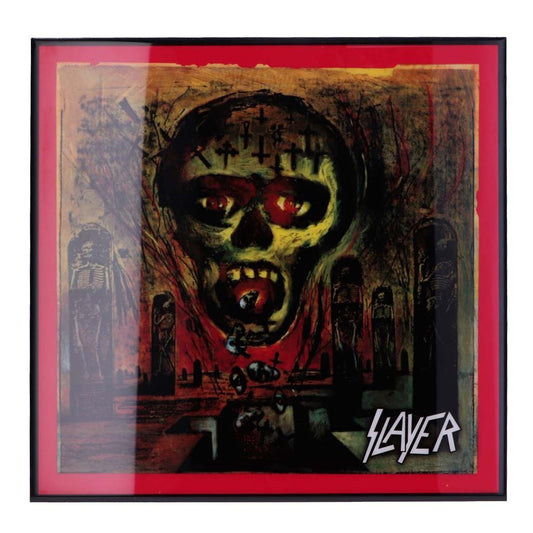 Slayer Seasons in the Abyss Crystal Clear 32cm Framed Wall Art Front