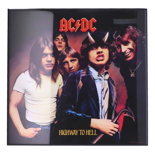AC/DC Highway to Hell Crystal Clear Pic 32cm Framed Wall Art Front