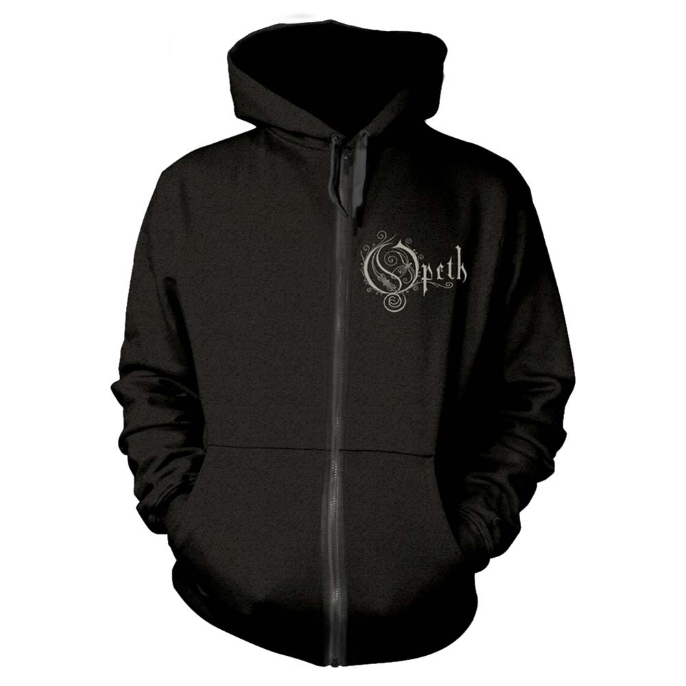 Opeth Chrysalis Zippered Hooded Sweatshirt Front