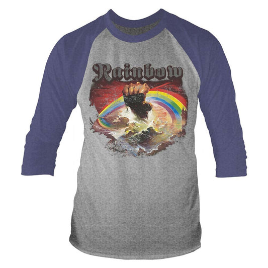 Rainbow Rising Distressed (tour 2017) Baseball Jersey Front