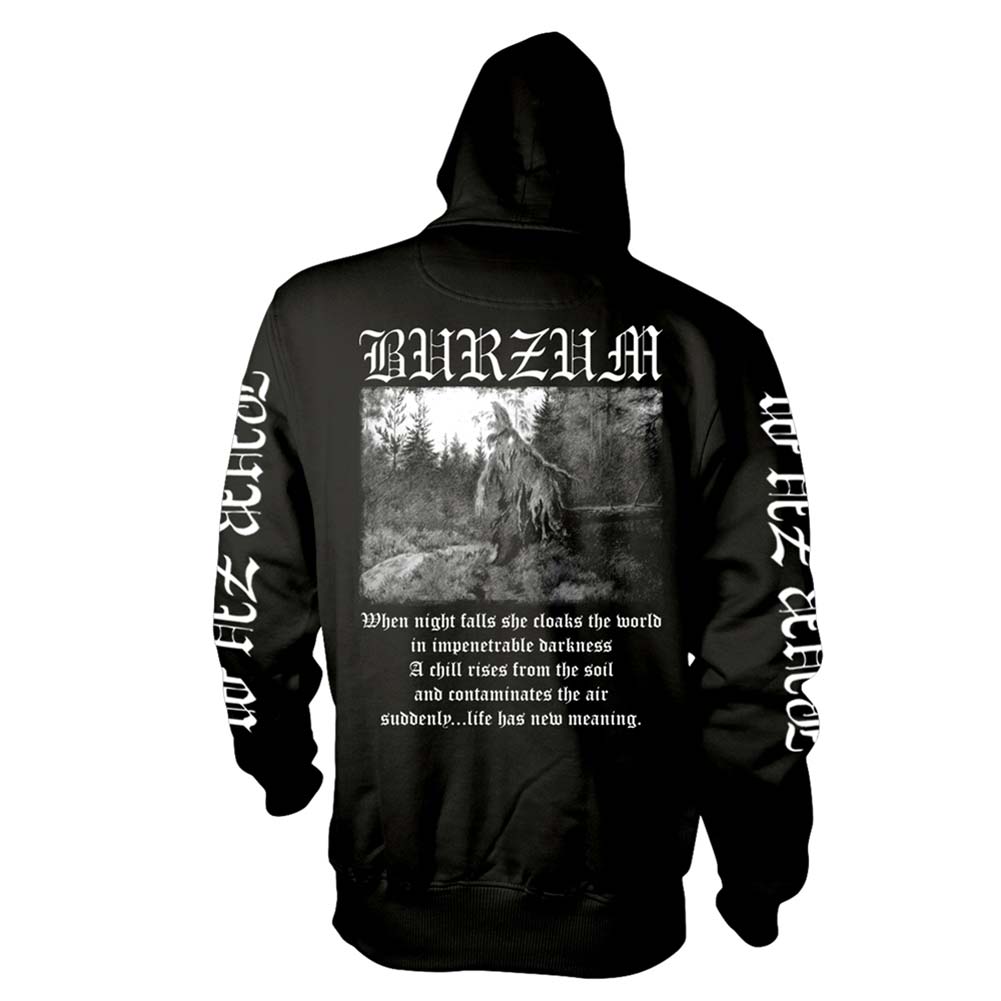 Burzum Filosofem 2 Hooded Sweatshirt Back
