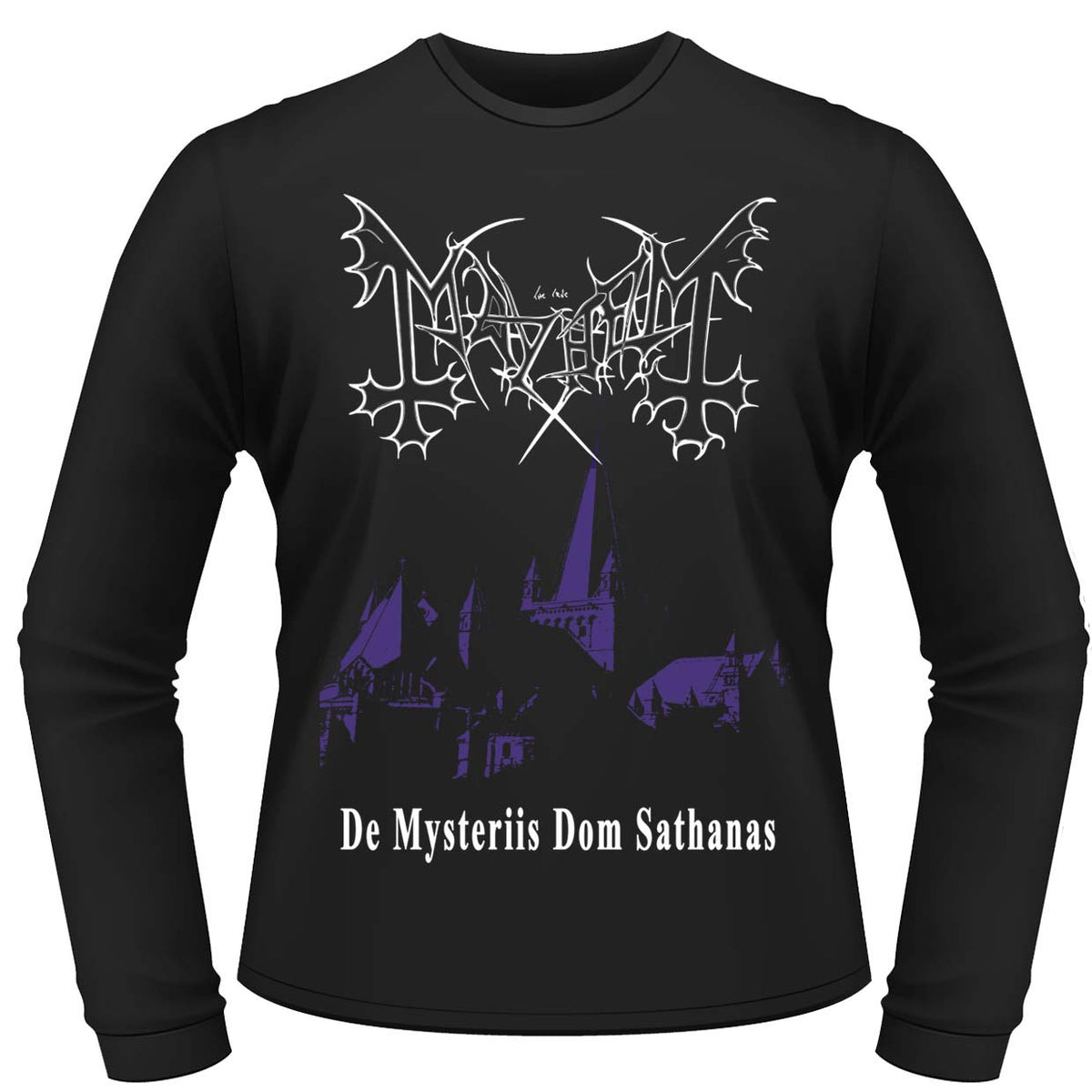 Mayhem De Mysteriis Dom Sathanas Long Sleeve Front