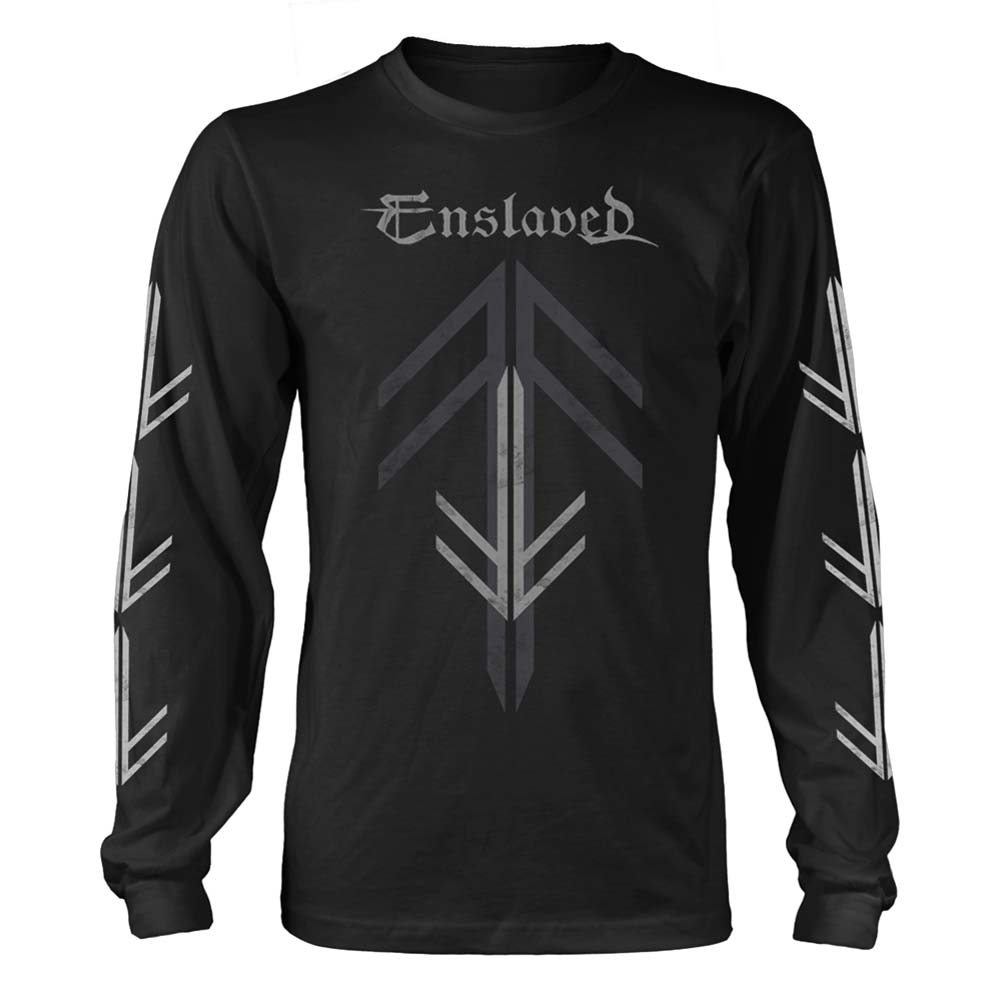 Enslaved Rune Cross Long Sleeve Front