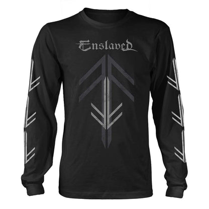 Enslaved Rune Cross Long Sleeve Front