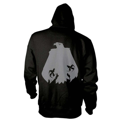 Hawkwind Eagle Zippered Hooded Sweatshirt Back