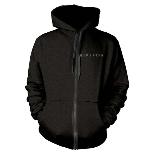 Hawkwind Eagle Zippered Hooded Sweatshirt Front