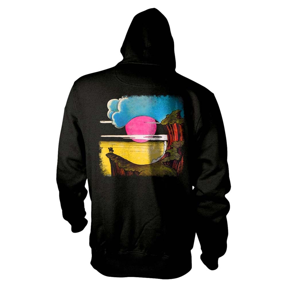 Hawkwind Warrior On The Edge Of Time Zippered Hooded Sweatshirt Back