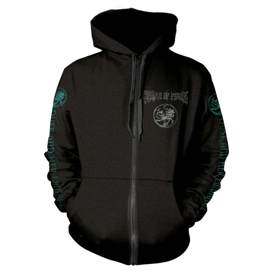 Cradle Of Filth Dusk And Her Embrace Zippered Hooded Sweatshirt Front