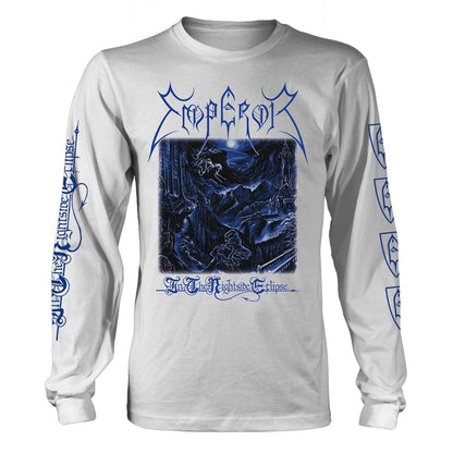Emperor In The Nightside Eclipse (white) Long Sleeve Front