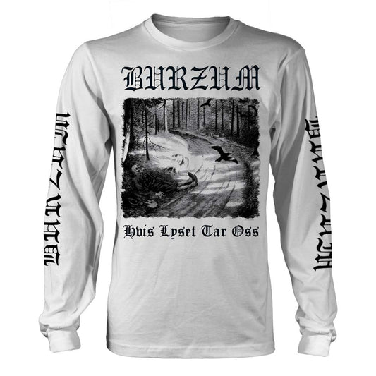 Burzum Hvis Lyset Tar Oss (white) Long Sleeve Front