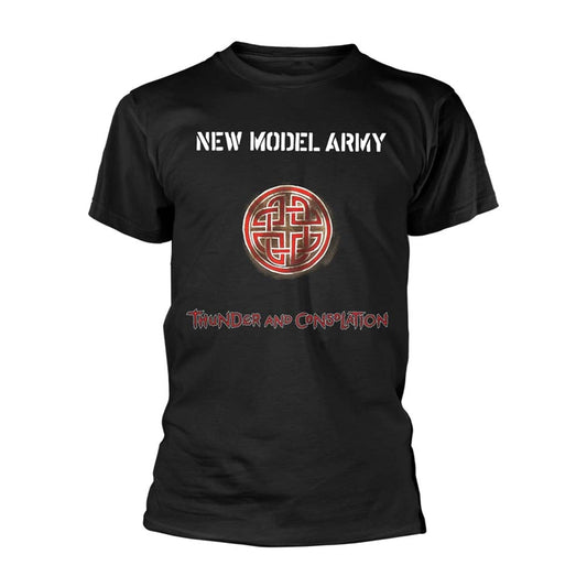 New Model Army Thunder And Consolation (black) T-shirt Front