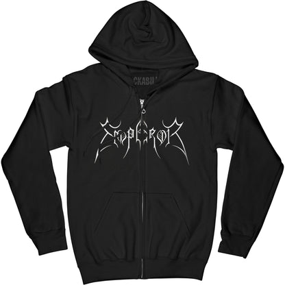 Emperor In The Nightside Eclipse Zippered Hooded Sweatshirt Front