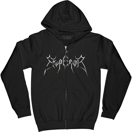 Emperor In The Nightside Eclipse Zippered Hooded Sweatshirt Front
