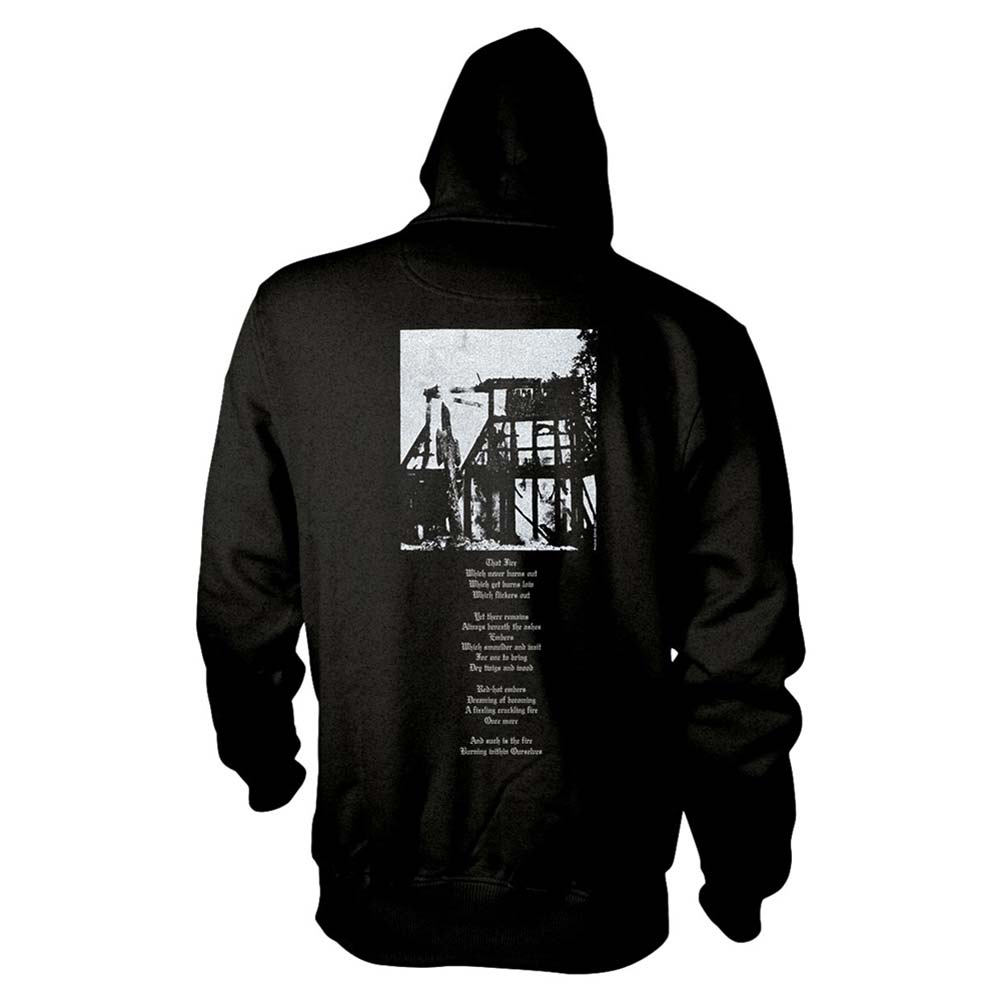 Burzum Aske Zippered Hooded Sweatshirt Back