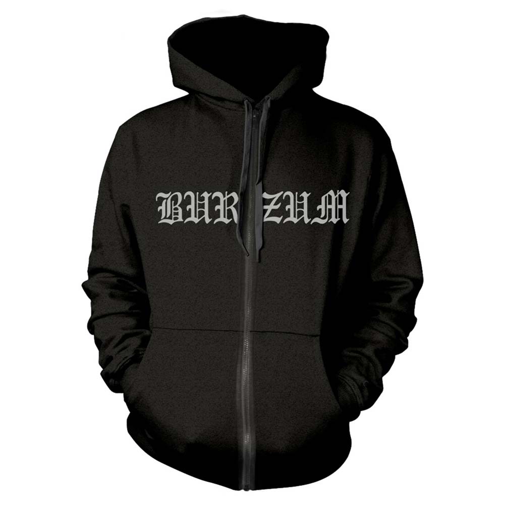 Burzum Aske Zippered Hooded Sweatshirt Front