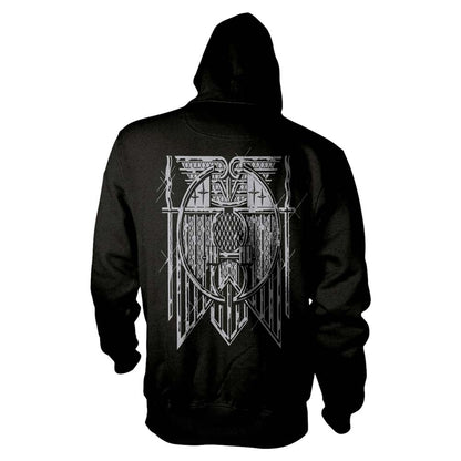 Hawkwind Doremi (silver) Zippered Hooded Sweatshirt Back