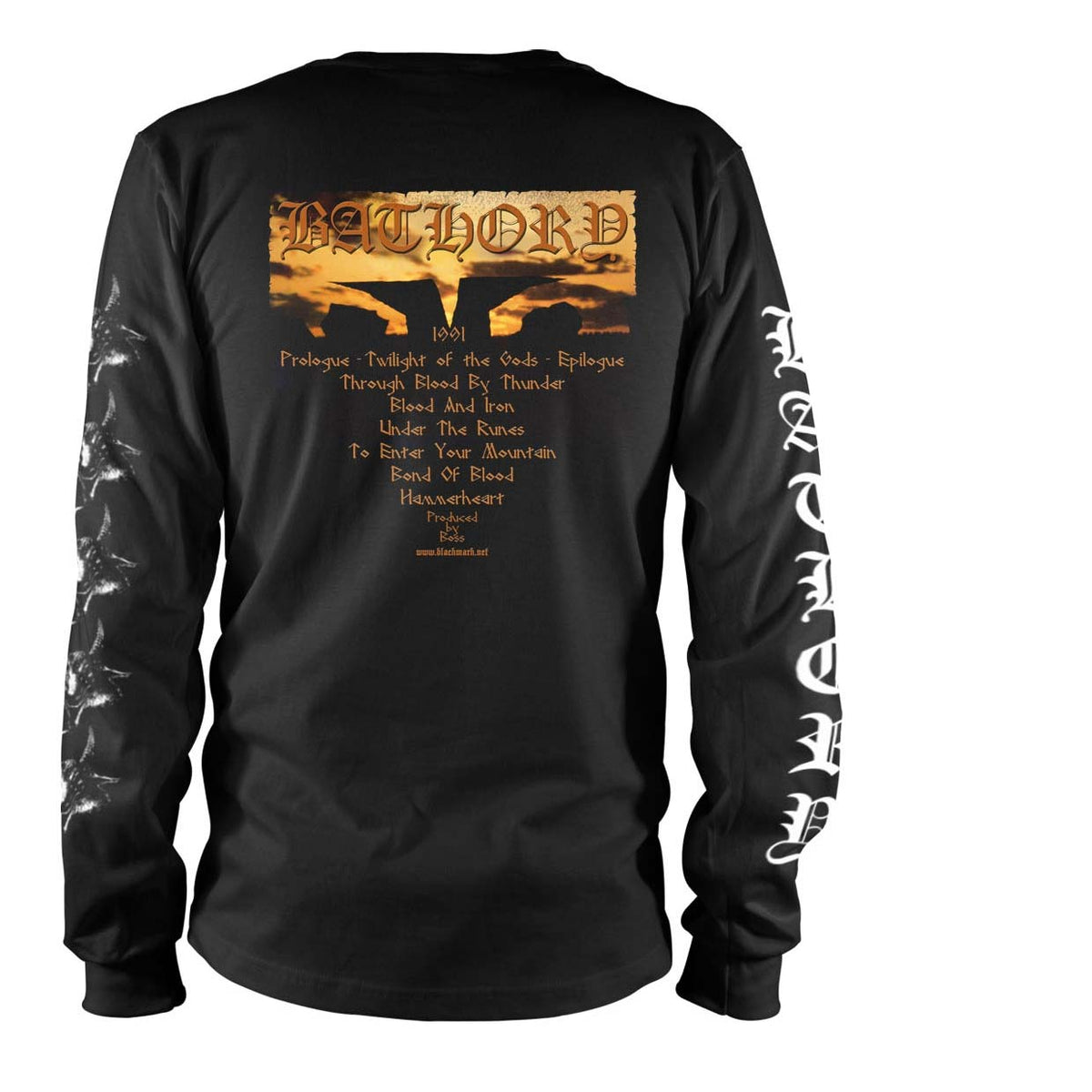 Bathory Twilight Of The Gods Long Sleeve Back