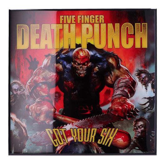 Five Finger Death Punch Got Your Six Crystal Clear Picture 32cm Framed Wall Art Front