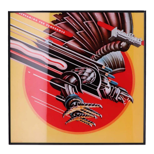 Judas Priest Screaming for Vengeance Crystal Clear Framed Wall Art Front