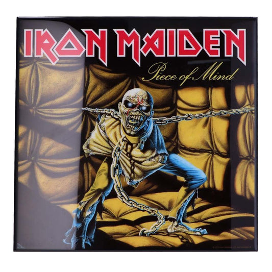 Iron Maiden Piece of Mind Crystal Clear 32cm Framed Wall Art Front