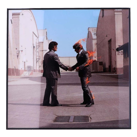 Pink Floyd Wish You Were Here Crystal Clear Pic Framed Wall Art Front