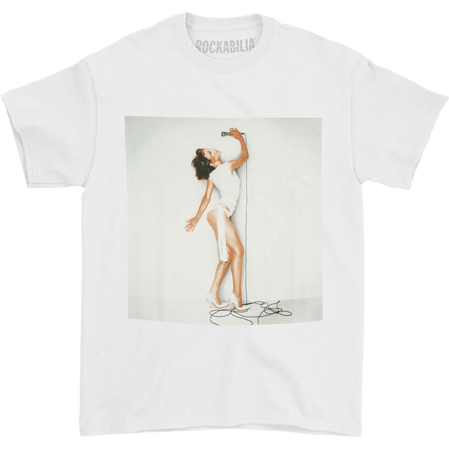 Kylie Minogue Fever White Tee T-shirt Front