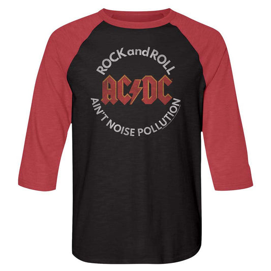 AC/DC Noise Pollution Baseball Jersey Front