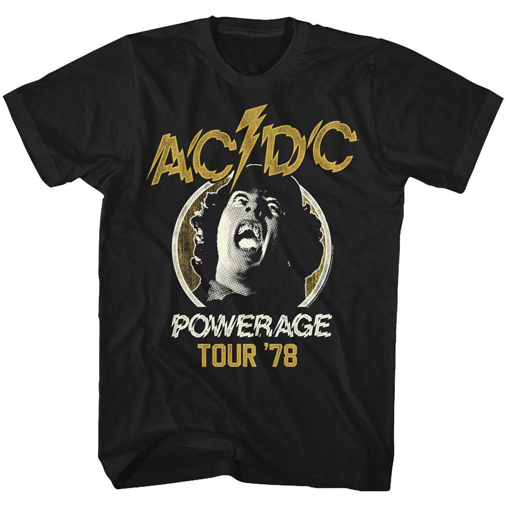 AC/DC Powerage Tour T-shirt Front